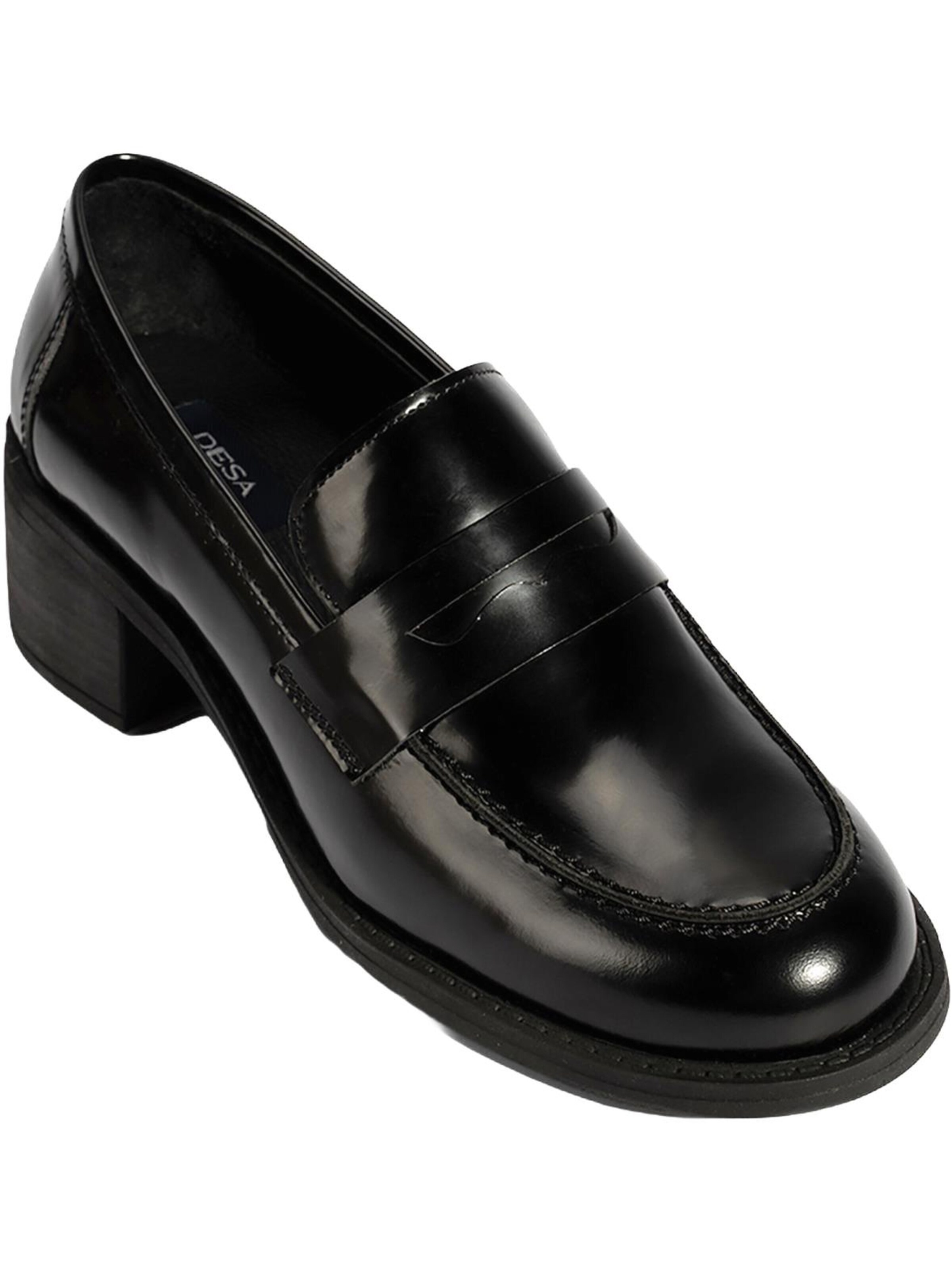 Desa Mokassin 'Slip-Ons'‌‌‌‌‌‌‌ in Schwarz