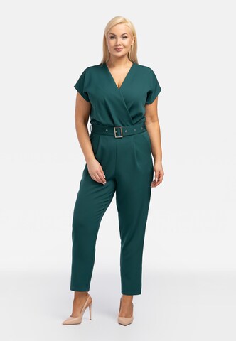 Karko Jumpsuit 'RONJA' in Groen: voorkant