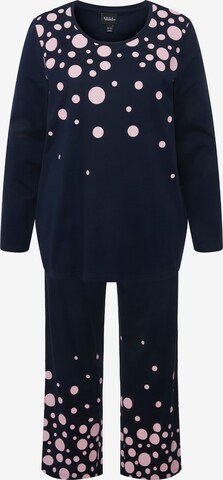 Pyjama Ulla Popken en bleu : devant