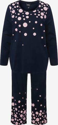 Pyjama Ulla Popken en bleu : devant