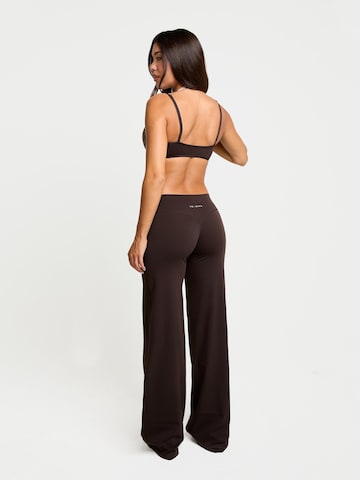 YO-GAYA Wide leg Leggings 'Ultra Wide Legging' in Bruin