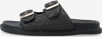 Bianco Pantolette 'Oslo' in Schwarz: Vorderseite