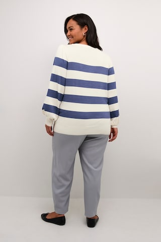 KAFFE CURVE Sweater 'Malia' in Blue