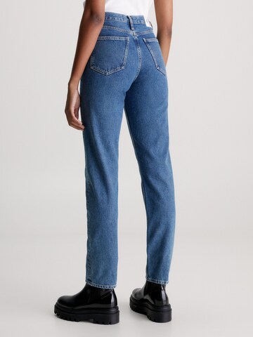 Calvin Klein Jeans Liibuv Teksapüksid 'AUTHENTIC SLIM STRAIGHT', värv sinine