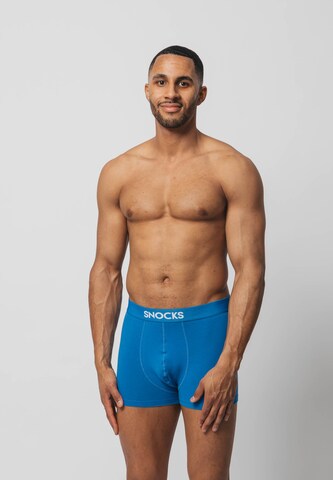 SNOCKS Boxershorts in Blau