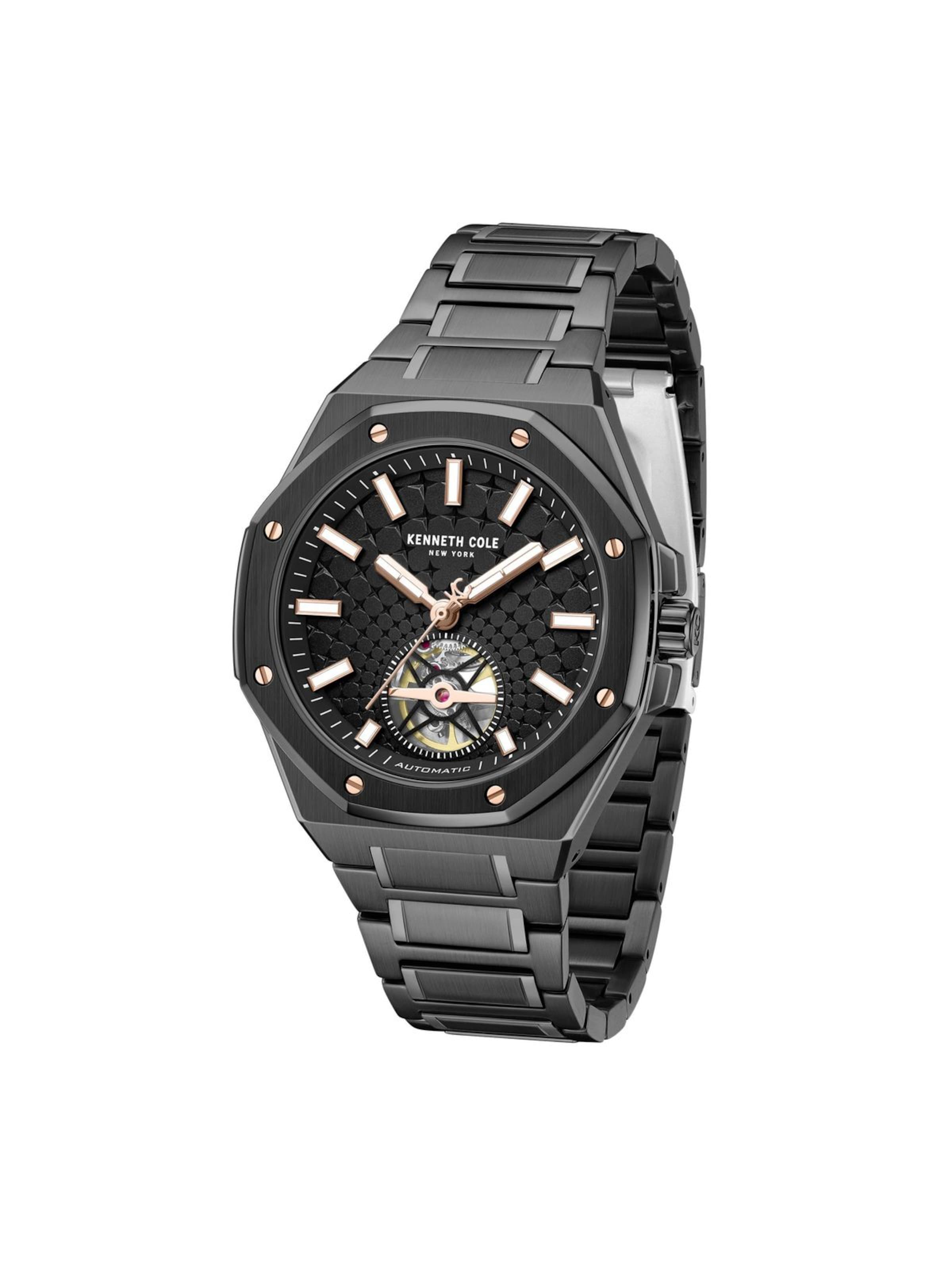 Kenneth Cole Analoog horloge in Zwart