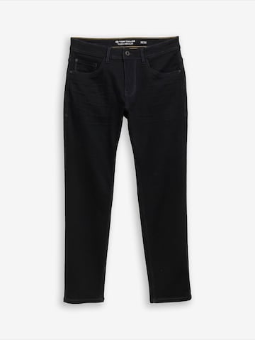 TOM TAILOR Regular Jeans 'Josh' in Zwart: voorkant