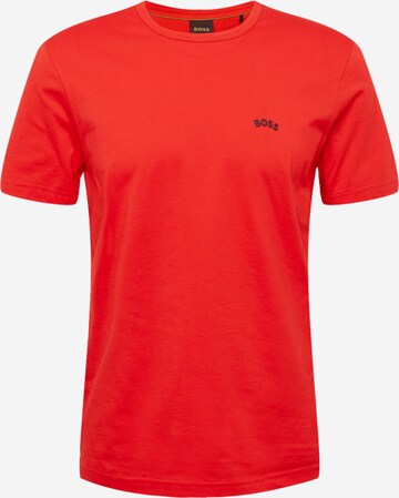 BOSS - Camiseta en rojo: frente