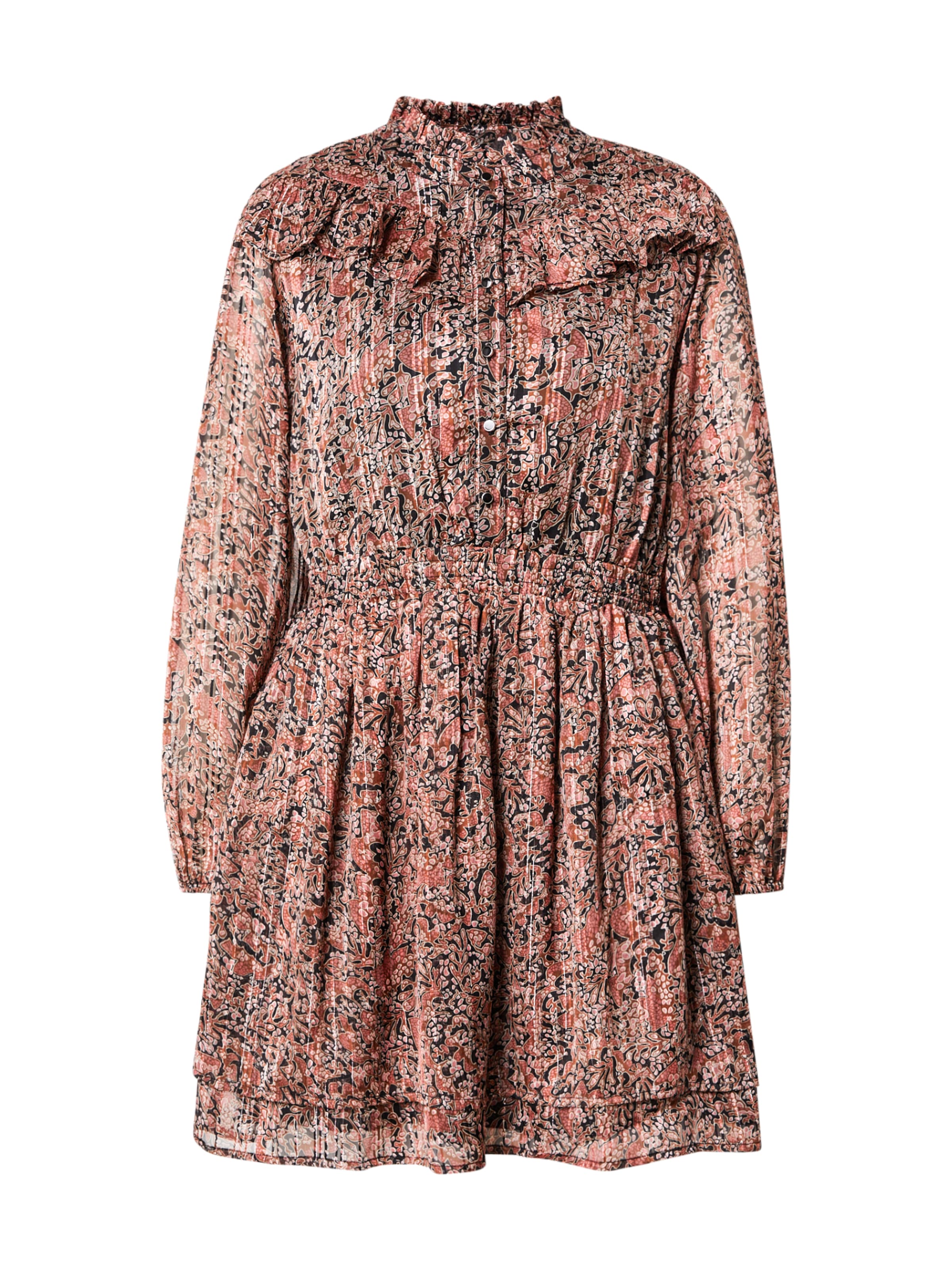 Molly BRACKEN Рокля тип риза в червено: отпред