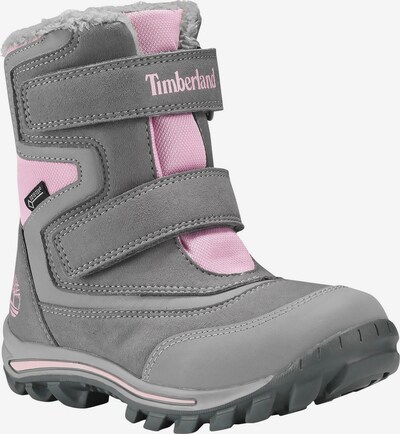 TIMBERLAND Snowboots 'Chillberg 2' i grå / lyserød, Produktvisning