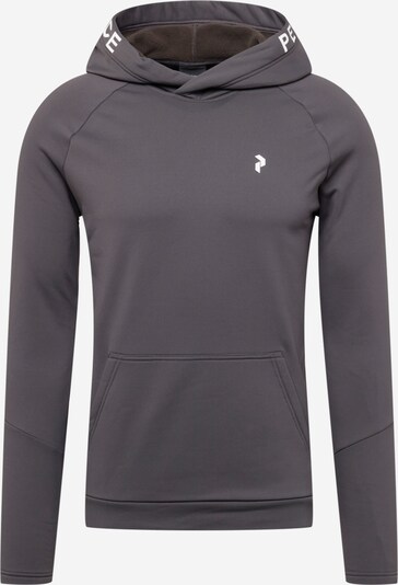 PEAK PERFORMANCE Sweatshirt in anthrazit / weiß, Produktansicht