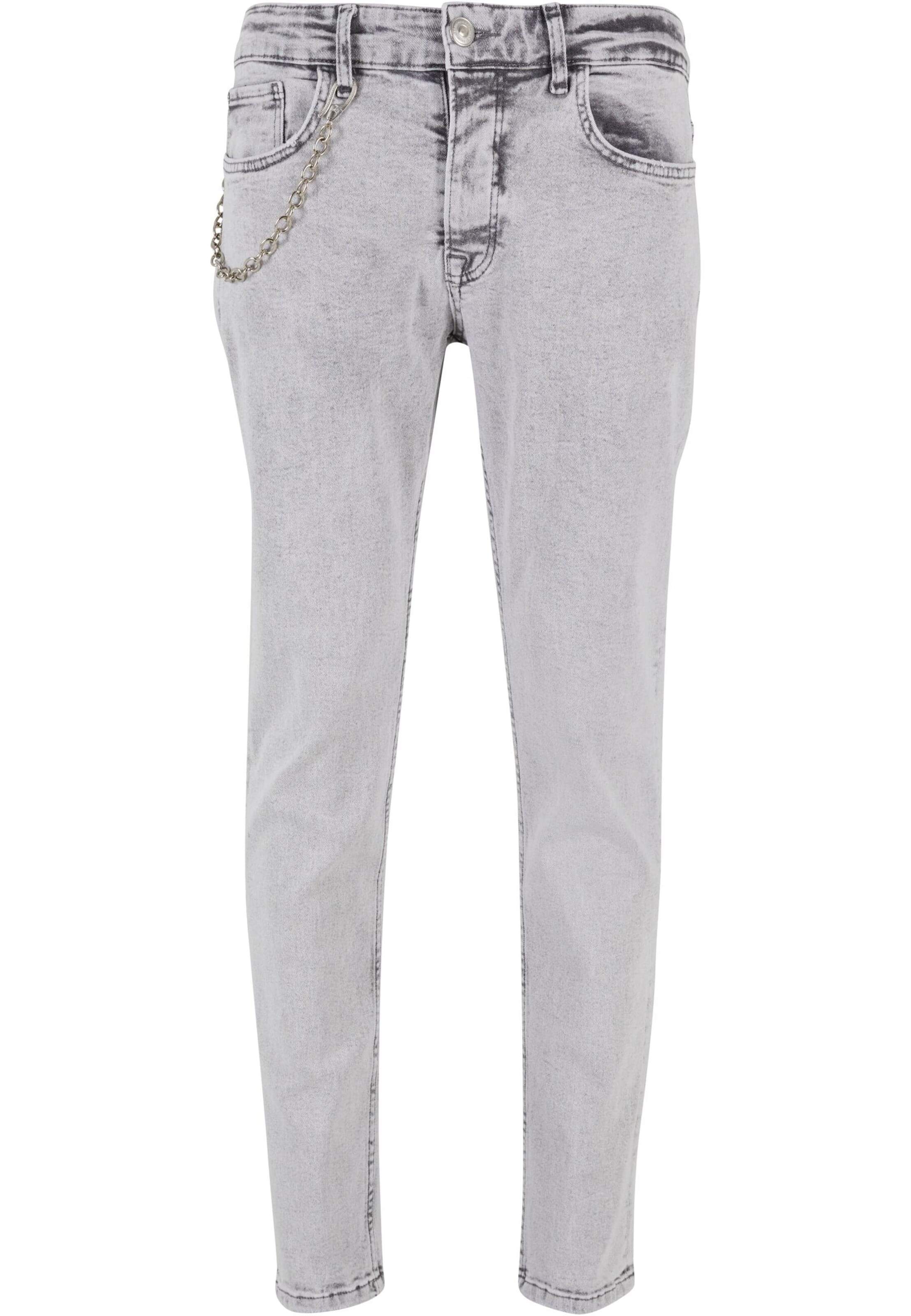 2Y Premium Regular Jeans in Grey: front