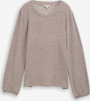 TOM TAILOR Shirt in Braun: Vorderseite