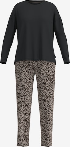 TOM TAILOR Pyjama värissä ruskea: etupuoli