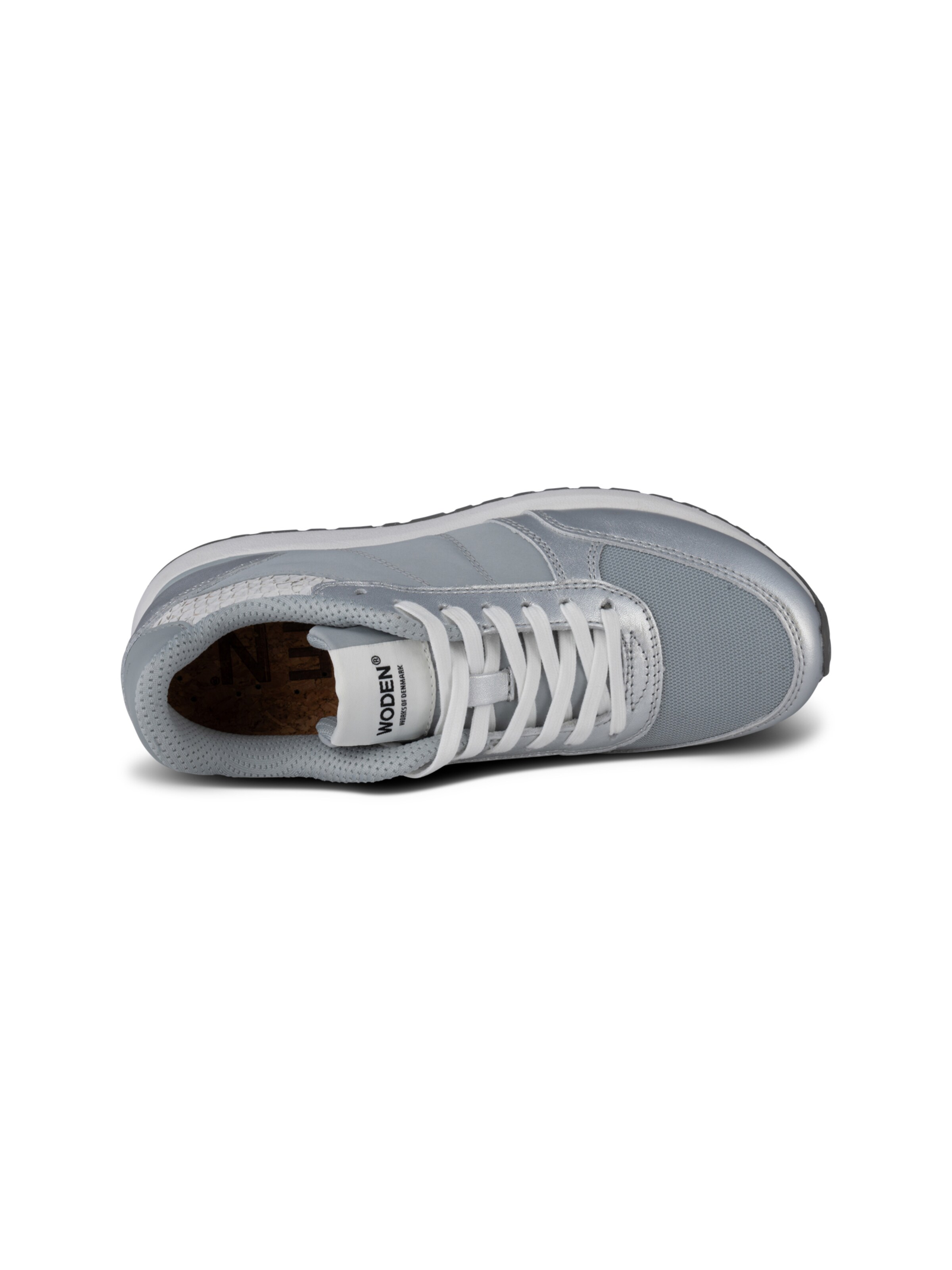 WODEN Sneakers laag 'Ronja' in Zilver