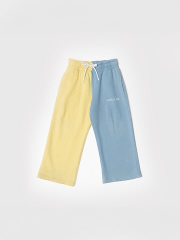 Maru + Bo Wide Leg Hose 'TWO-TONE STRAIGHT LEG SWEATPANTS'‌‌‌‌‌‌‌‌‌‌ in Mischfarben: Vorderseite