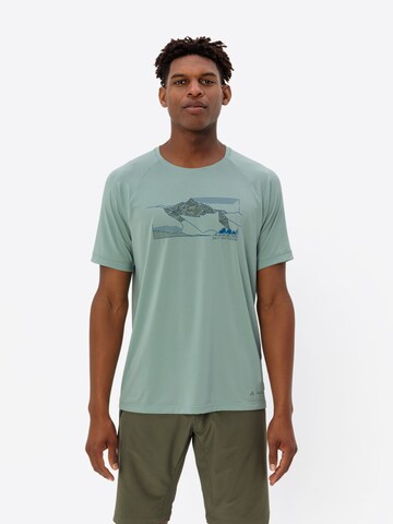 VAUDE Performance shirt 'Gleann II' in Green: front