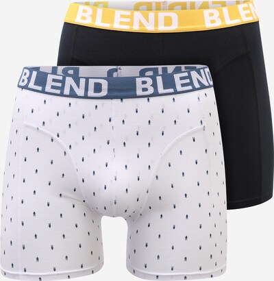 BLEND Boxershorts in navy / gelb / schwarz / offwhite, Produktansicht