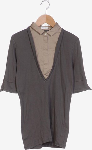 Brunello Cucinelli Top & Shirt in L in Grey: front