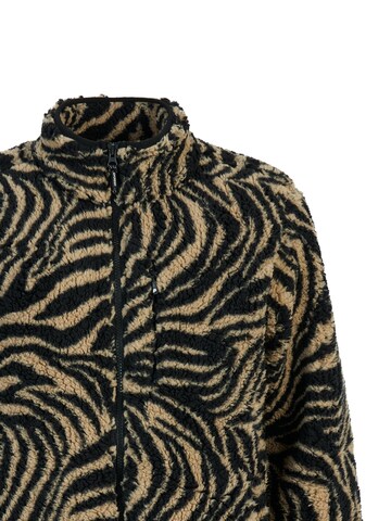 PROTEST Fleece Jacket 'PRTAdele' in Brown