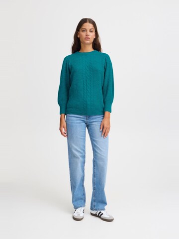ICHI Sweater 'Kamara MS3' in Blue