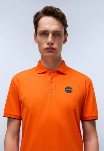 NAPAPIJRI Shirt 'E-Badge Sum' in Orange