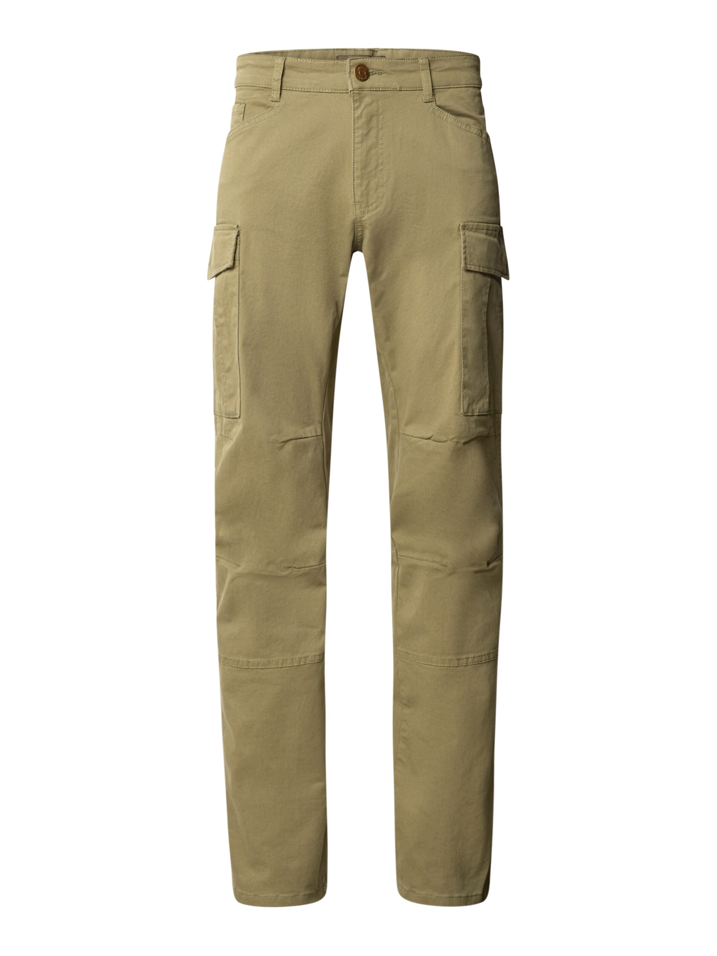 yazubi Regular Cargo Pants 'Jayden' in Green: front