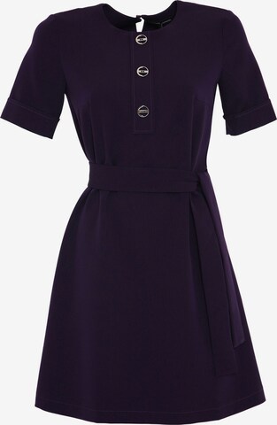 Awesome Apparel Dress in Purple: front