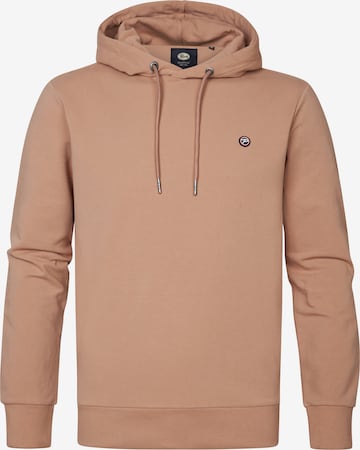 Petrol Industries Sweatshirt 'Driftwood' in Braun: Vorderseite