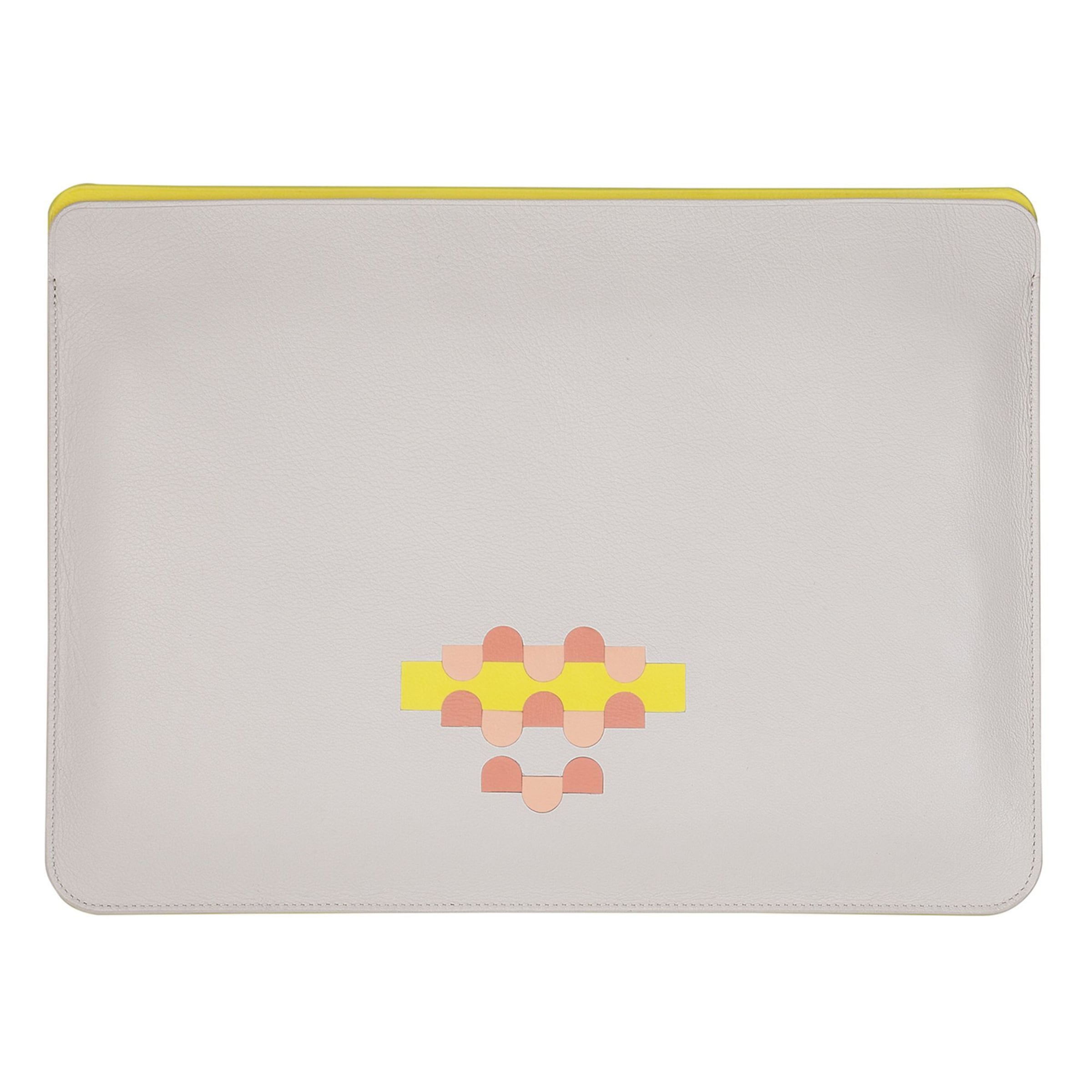 DuDu Laptoptas in Beige: voorkant