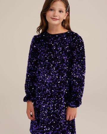 WE Fashion Jurk in Lila