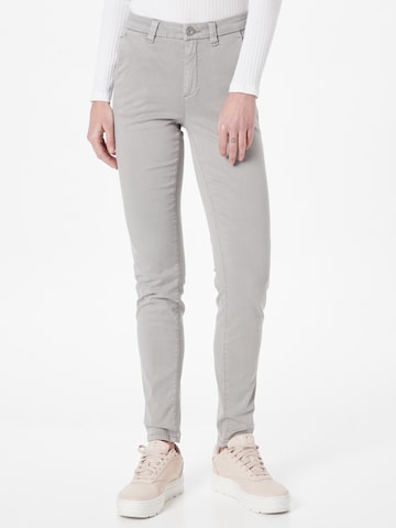 Coupe slim Pantalon chino Marc O'Polo en gris : devant