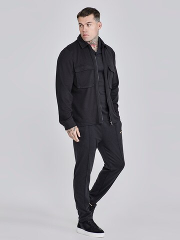 SikSilk Sweat jacket in Black