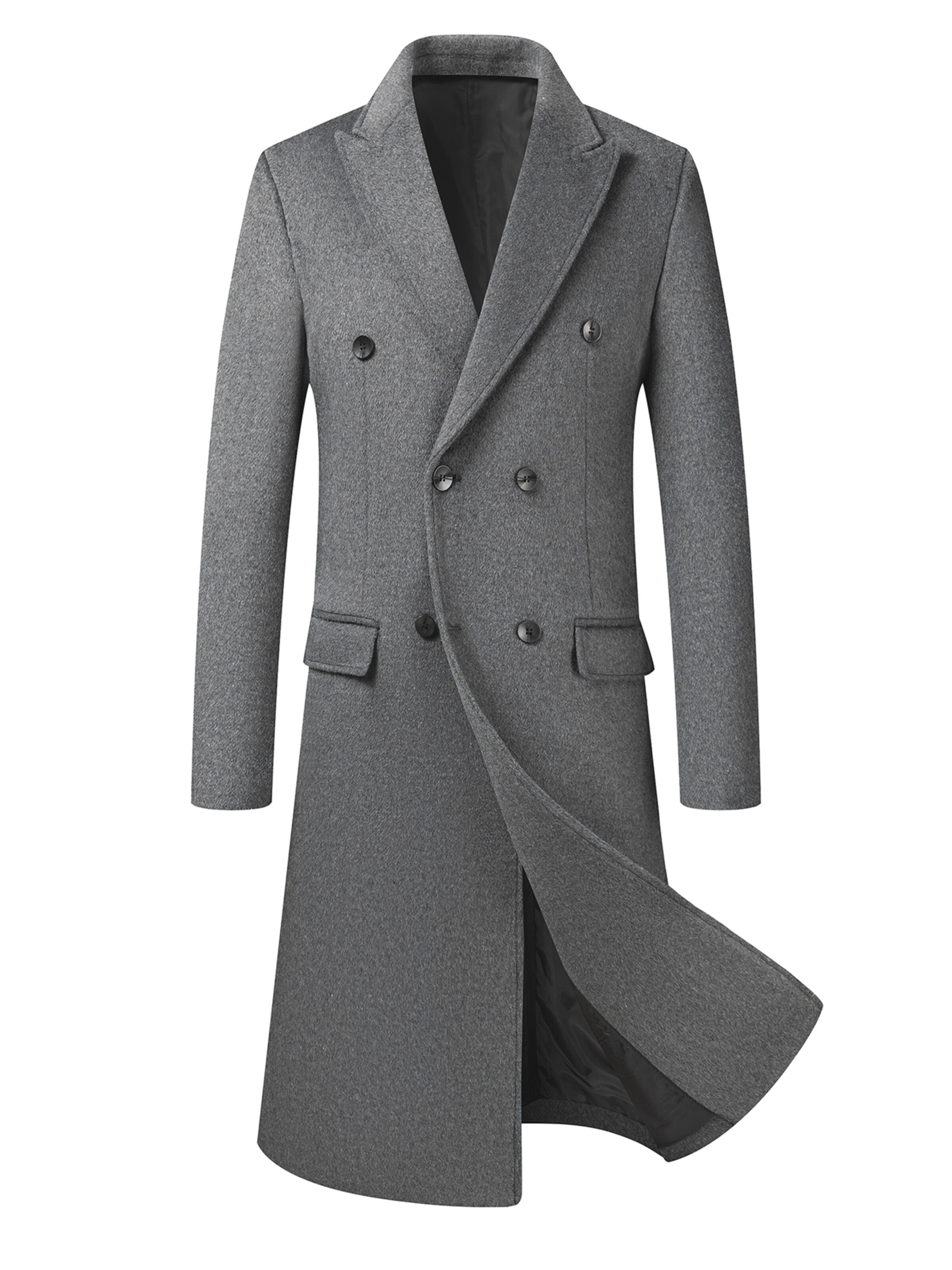 Cappotto invernale 'Abendrot' di ALLTHEMEN in grigio