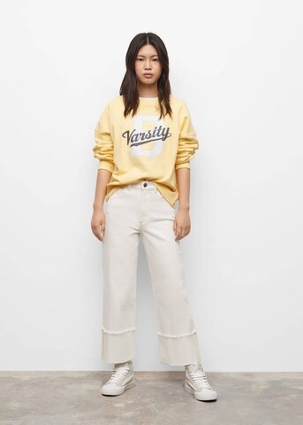 MANGO TEEN Sweatshirt 'Varsity' in Yellow