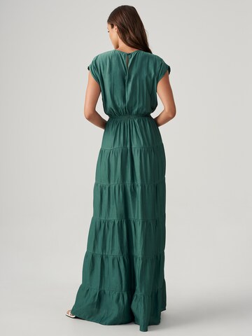 The Fated Dress in Green: back