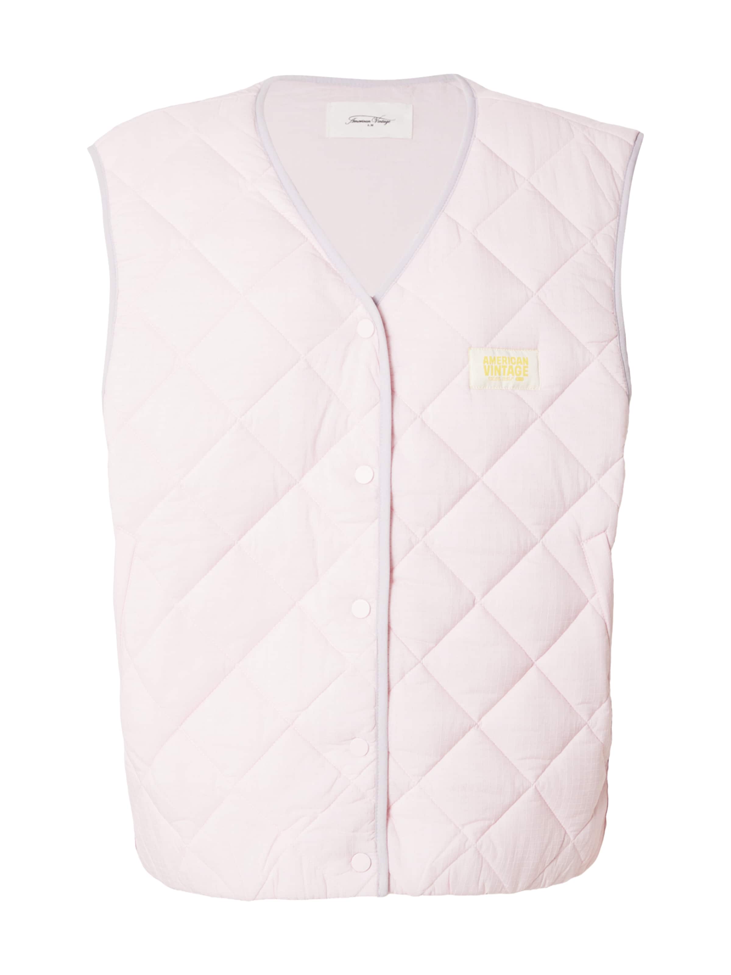 AMERICAN VINTAGE Weste 'YUPIBAM' in Pink: Vorderseite