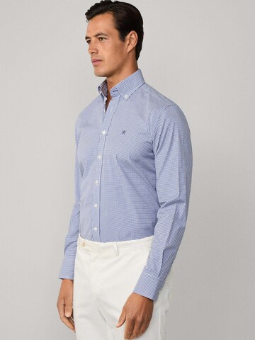 Slim fit Camicia 'Ess' di Hackett London in blu