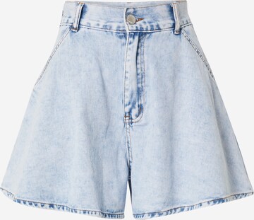 Nasty Gal Wide Leg Shorts in Blau: predná strana