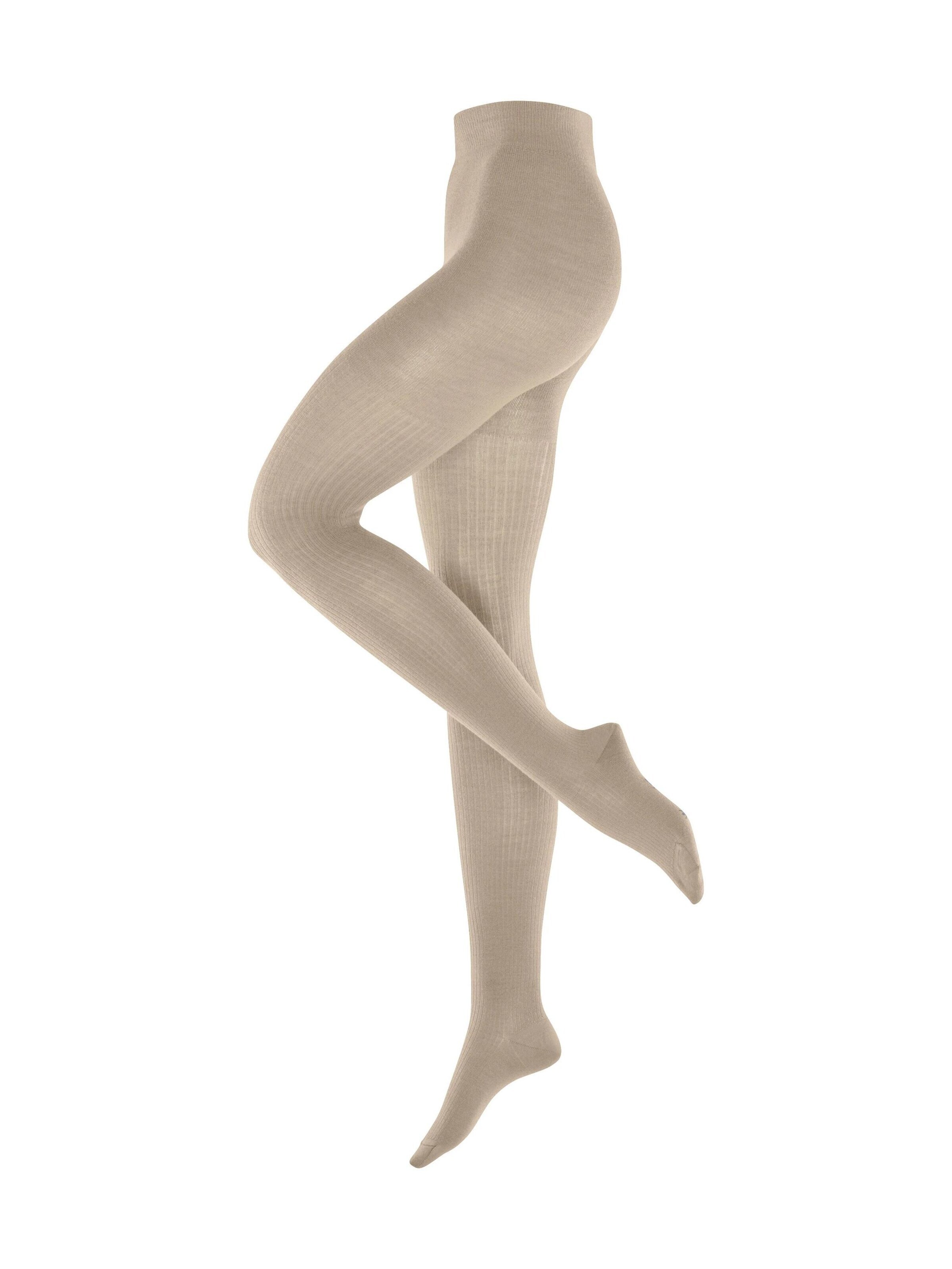 BURLINGTON Strumpfhose 'Rib Couture'‌‌‌‌‌‌‌‌ in Braun: Vorderseite