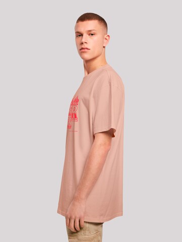 F4NT4STIC Shirt 'Stranger Things Netflix TV Series' in Beige