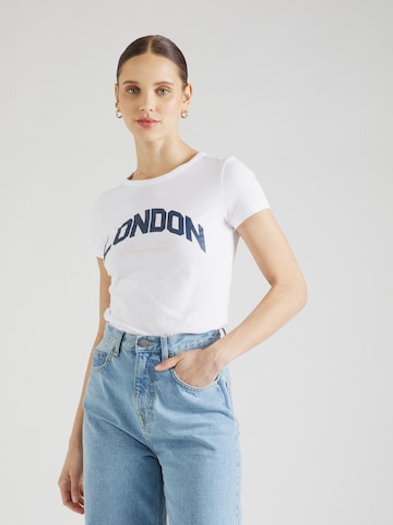 AÉROPOSTALE Majica 'LONDON' | bela barva: sprednja stran