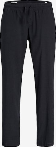 JACK & JONES - Pierna ancha Pantalón en negro: frente