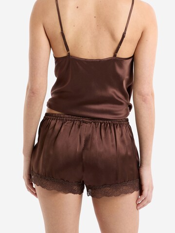 Pantaloncini da pigiama 'Milky' di ETAM in marrone