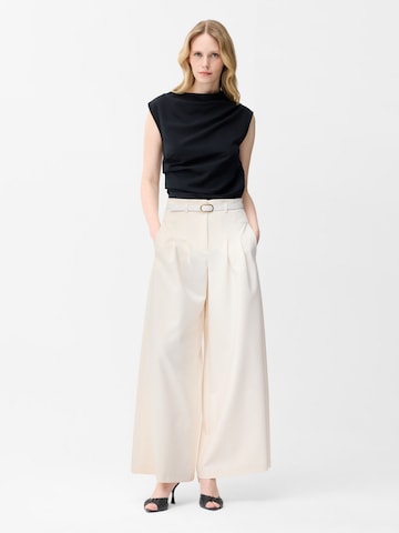 adl Regular Trousers in Beige: front