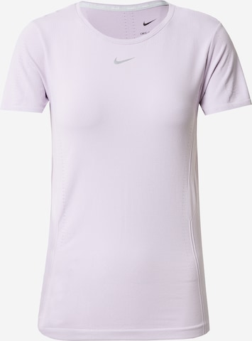 T-shirt fonctionnel 'AURA' NIKE en violet : devant