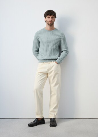 MANGO MAN Sweater 'Muguet' in Green