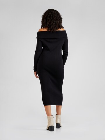 Guido Maria Kretschmer Curvy Dress 'Merle' in Black: back