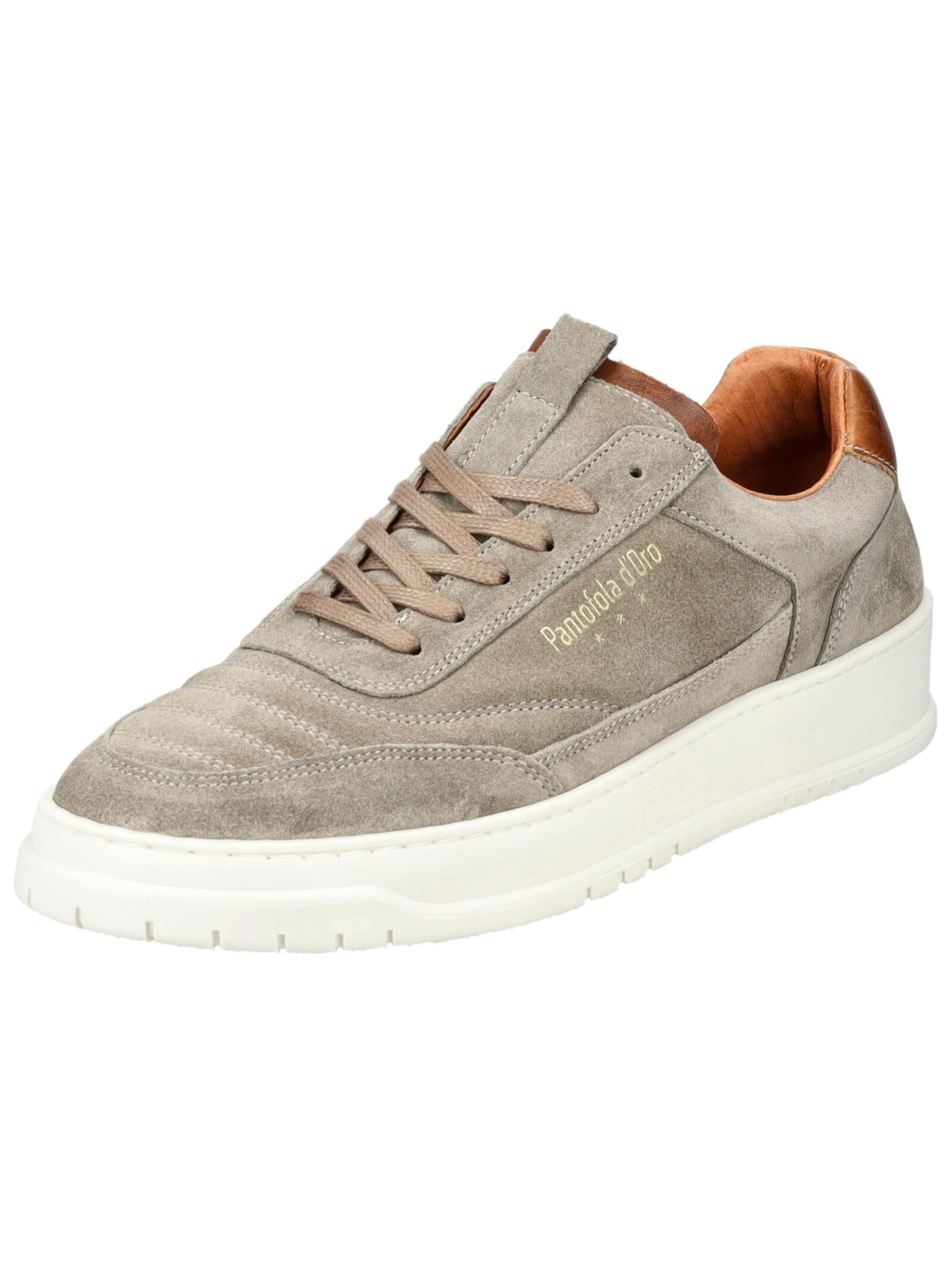 Baskets basses PANTOFOLA D'ORO en gris : devant