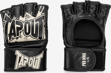 Guanti con dita corte 'MMA Pro Fight' di Tapout in nero: frontale